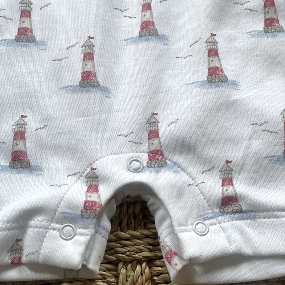 NWT Nellapima Lighthouse Print Romper
Short Sleeve 0-3 M - Picture 6 of 8